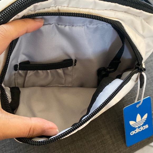 Adidas original white utility crossbody waist Fanny pack sport waist pack - Picture 6 of 7
